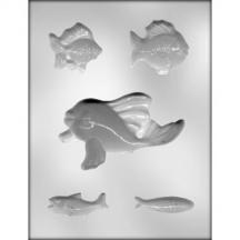 Fish Assortment Chocolate Mold