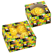 RETIRED Halloween Treat Box - Happy Haunters 4 Ct. Cake Box