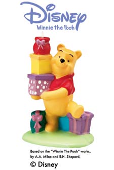 Pooh and Presents Candle