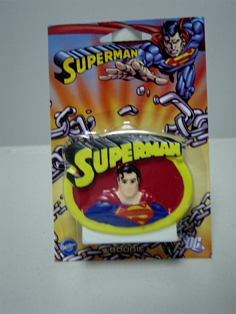 Superman Logo Candle