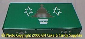 Christmas Candy Box - Green Christmas Tree 1/2 lb.