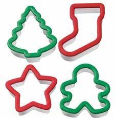 Grippy Cookie Cutter Set - Christmas