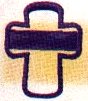 Plastic Cookie Cutter - Cross