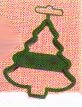 Plastic Cookie Cutter - Christmas Tree