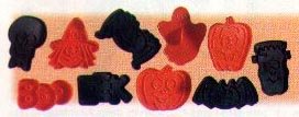 RETIRED Halloween Plastic Cookie Cutter Set - Spooky