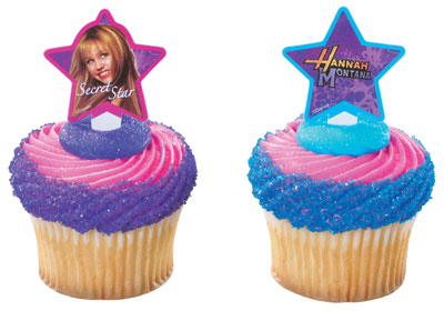 Hannah Montana Cupcake Picks