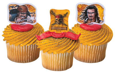 Pirates of the Caribbean Cupcake Picks