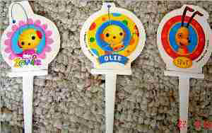 Rolie Polie Olie Cupcake Picks