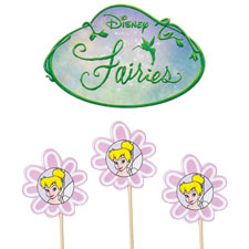 Tinker Bell Fun Pix Cupcake Picks