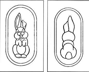 Easter Chocolate Mold - Rabbit with Floppy Ear 4 3/4 in. Tall 4 oz.