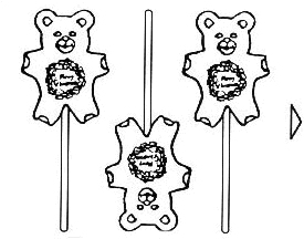 Christmas Chocolate Mold - Merry Christmas Bear