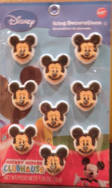 Mickey Mouse Icing Decorations