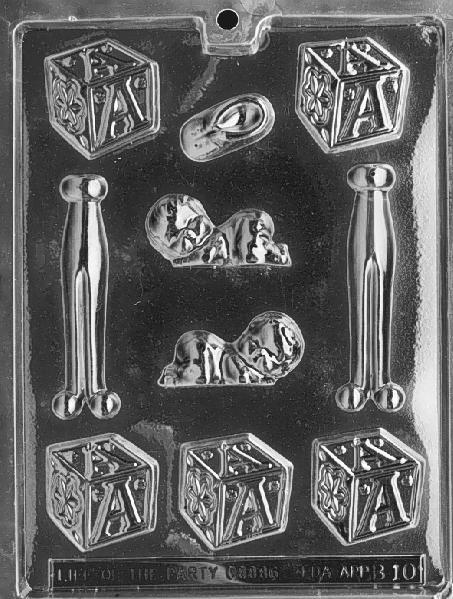 Baby Chocolate Mold - Assorted Pieces