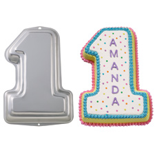 Novelty Cake Pan - Number 1