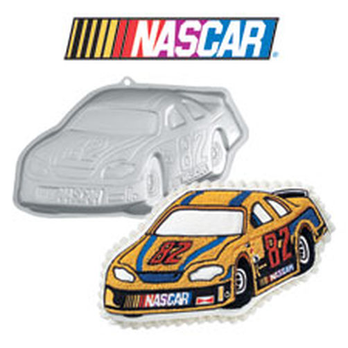 Retired Licensed Character Cake Pan - Nascar