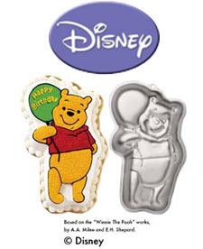 Retired Licensed Character Cake Pan - Pooh with Balloons (2006)