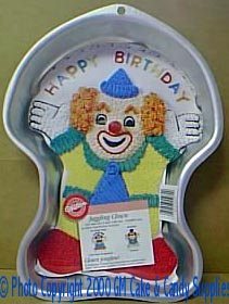 Retired Cake Pan - Juggling Clown