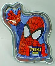 Retired Licensed Character Cake Pan - Spider-Man 2004