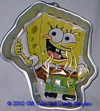 Retired Licensed Character Cake Pan - SpongeBob SquarePants