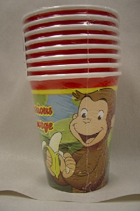 Curious George Movie Cups - 9 oz.