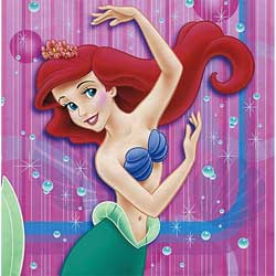 Little Mermaid Ariel Luncheon Napkins