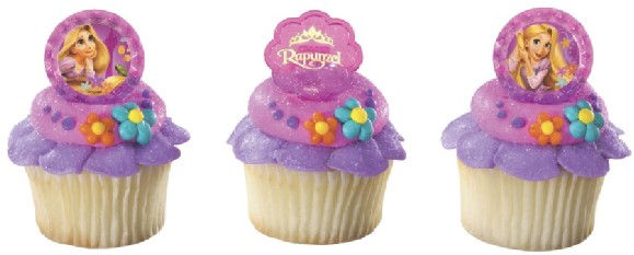 Cupcake Rings - Tangled Rupunzel