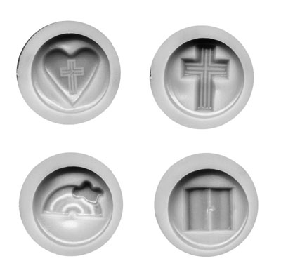 Flexible Rubber Mold Set - Religious Assorted