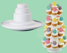 Dessert Stand - 4-Tier Stacked Tower