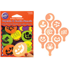 Cupcake and Cookie Stencils - Halloween