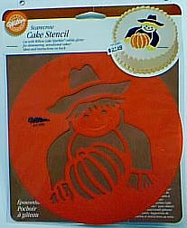 RETIRED Cake Stencil - Scarecrow