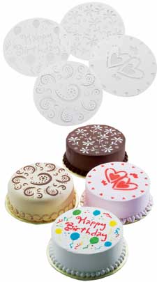 Cake Stencils - Variety Pack