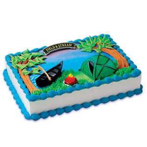 Field & Stream Camping Cake Topper Set