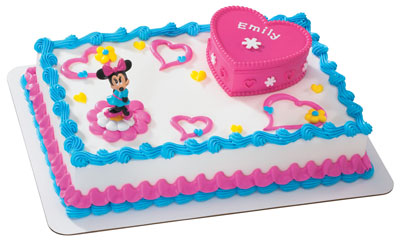 Cake Topper - Minnie Mouse Keepsake Box