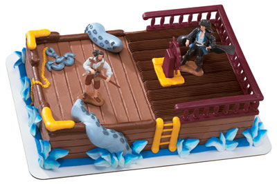 Pirates of the Caribbean Cake Topper Set