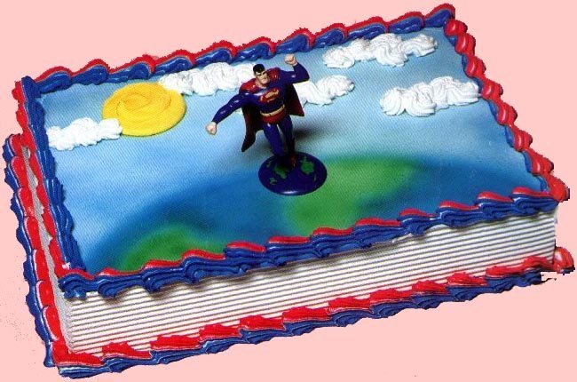 Superman Cake Topper